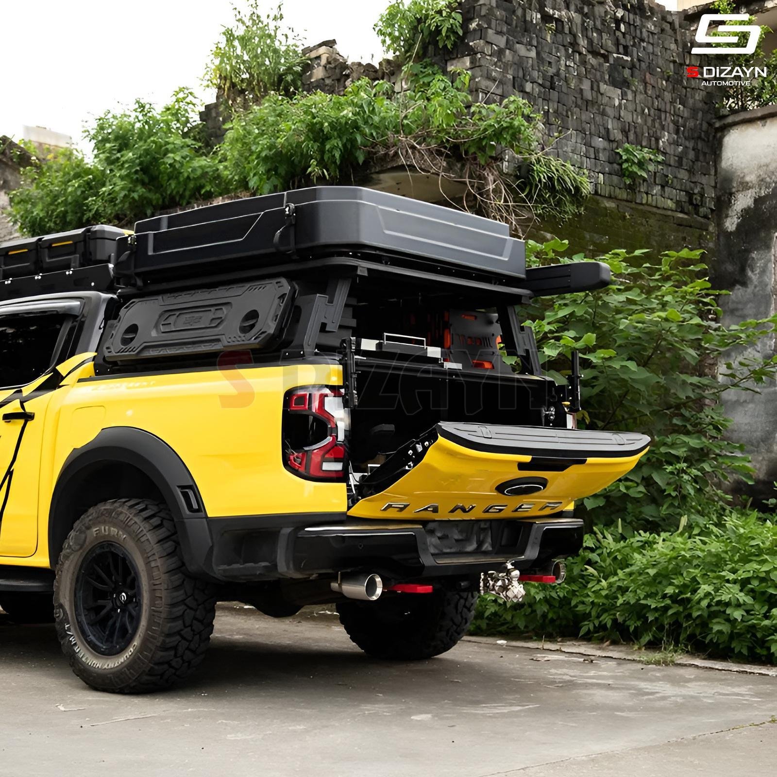 S-Dizayn Ford Ranger 4 Bagaj Kapağı Amortisörü 2 Prç. 2023 Üzeri A+ Kalite