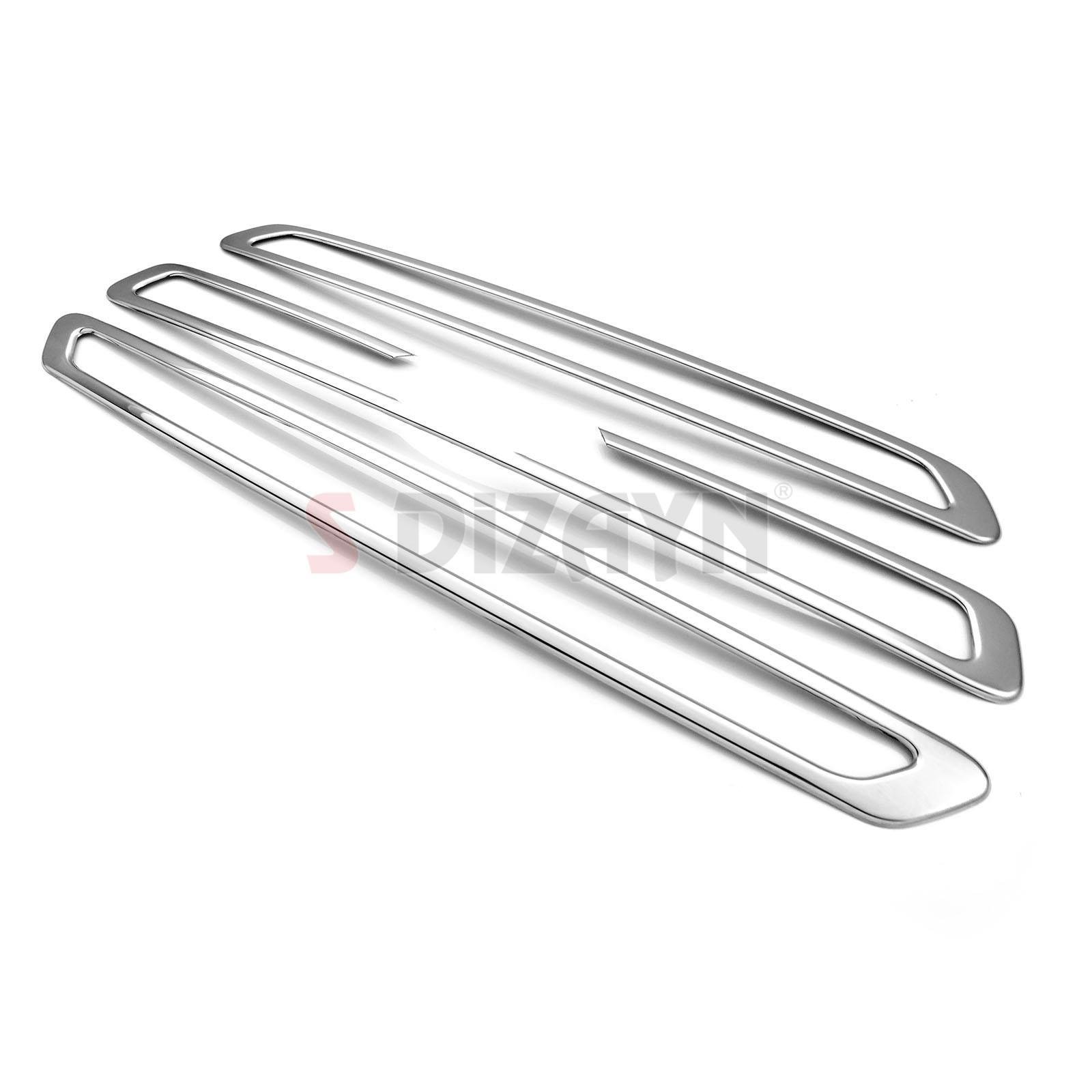 S-Dizayn Ford Transit Krom Ön Panjur 3 Parça 2014-2018