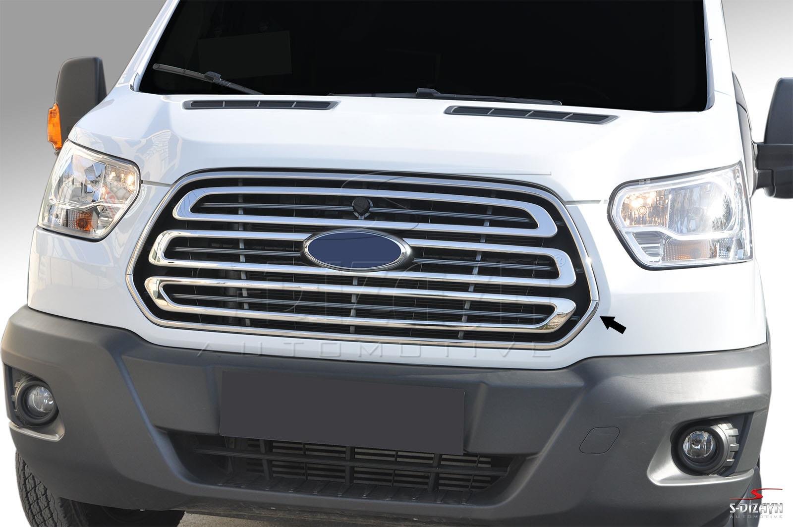S-Dizayn Ford Transit Krom Ön Panjur Çerçevesi 2 Parça 2014-2018