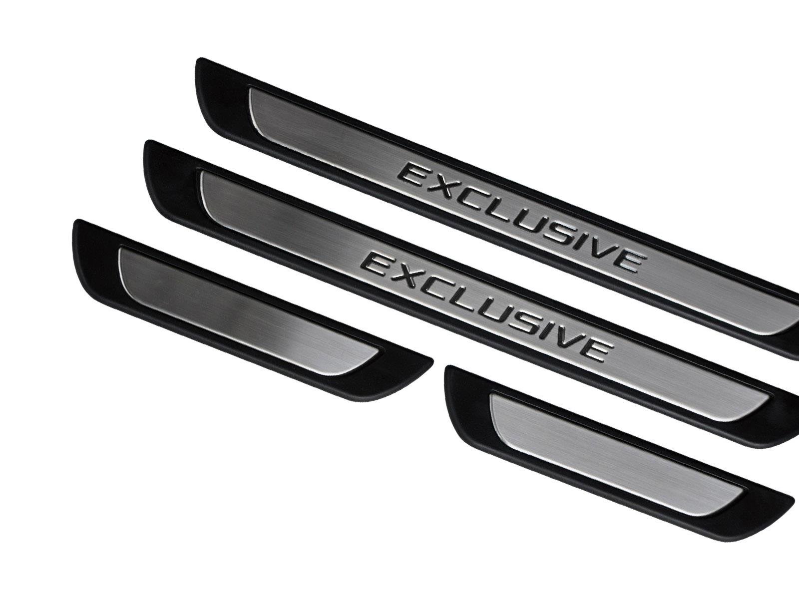 S-Dizayn Honda City Krom Kapı Eşik Koruması Exclusive Line 2006-2019 4 Parça