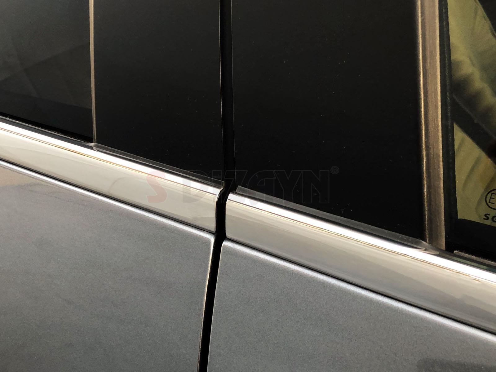 S-Dizayn Honda Civic Krom Cam Çıtası 8 Prç 2016-2021