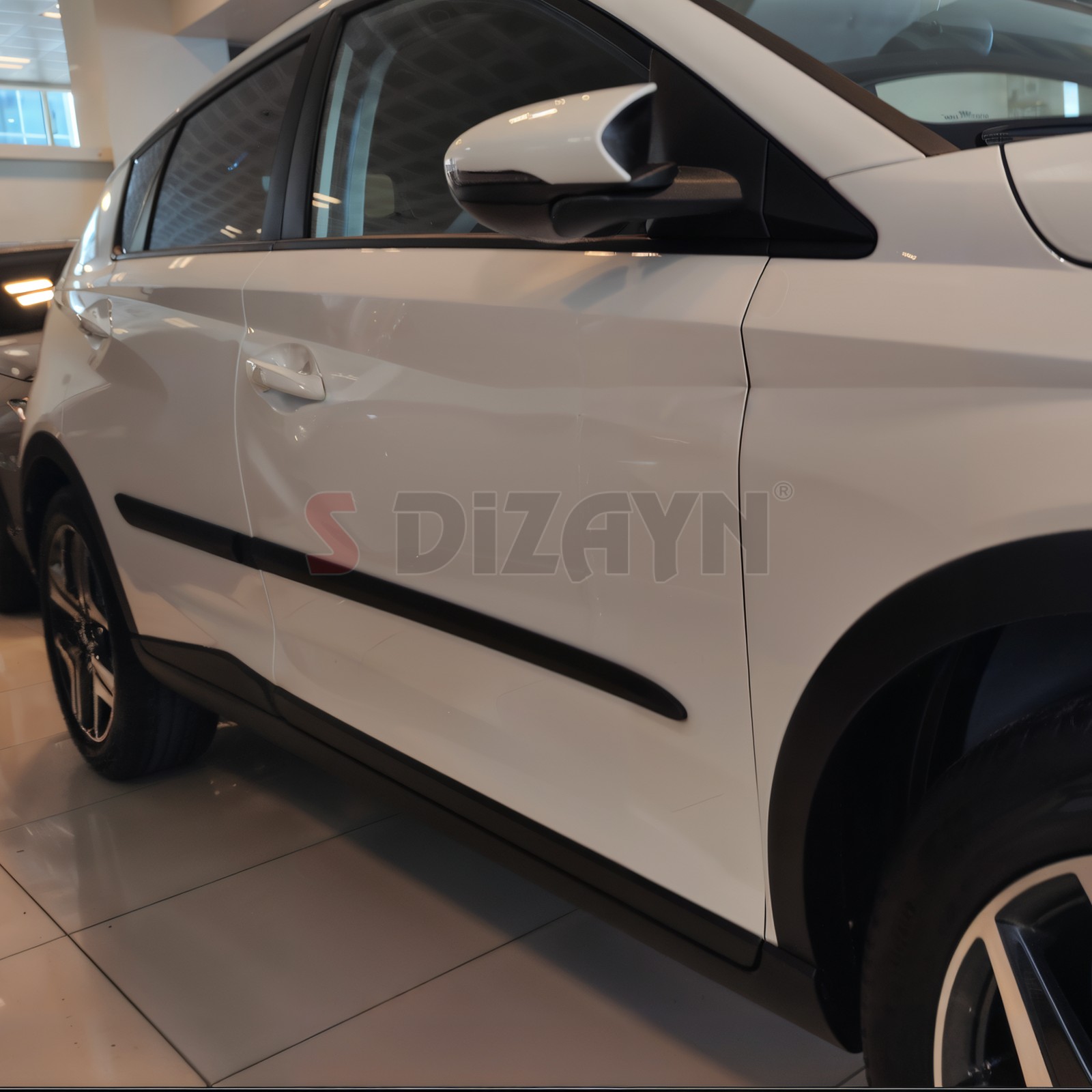 S-Dizayn Hyundai Bayon ABS Plastik Yan Kapı Koruma Çıtası 2021-2024 A+ Kalite