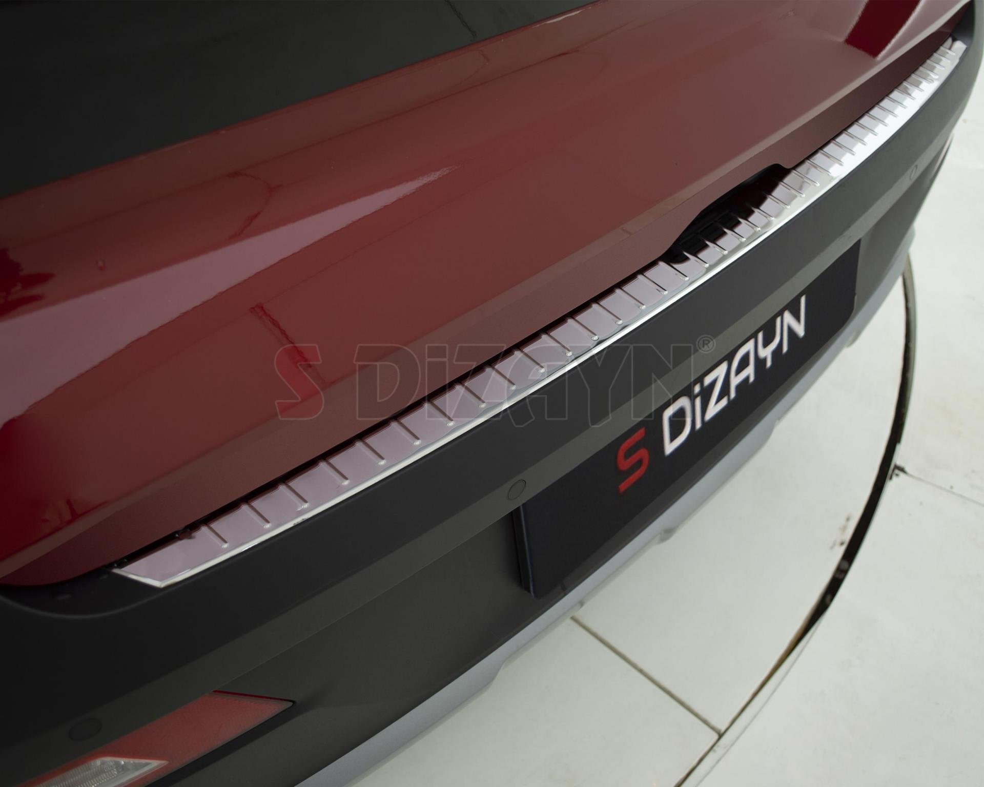 S-Dizayn Hyundai Bayon Krom Arka Tampon Eşiği 2021 Üzeri