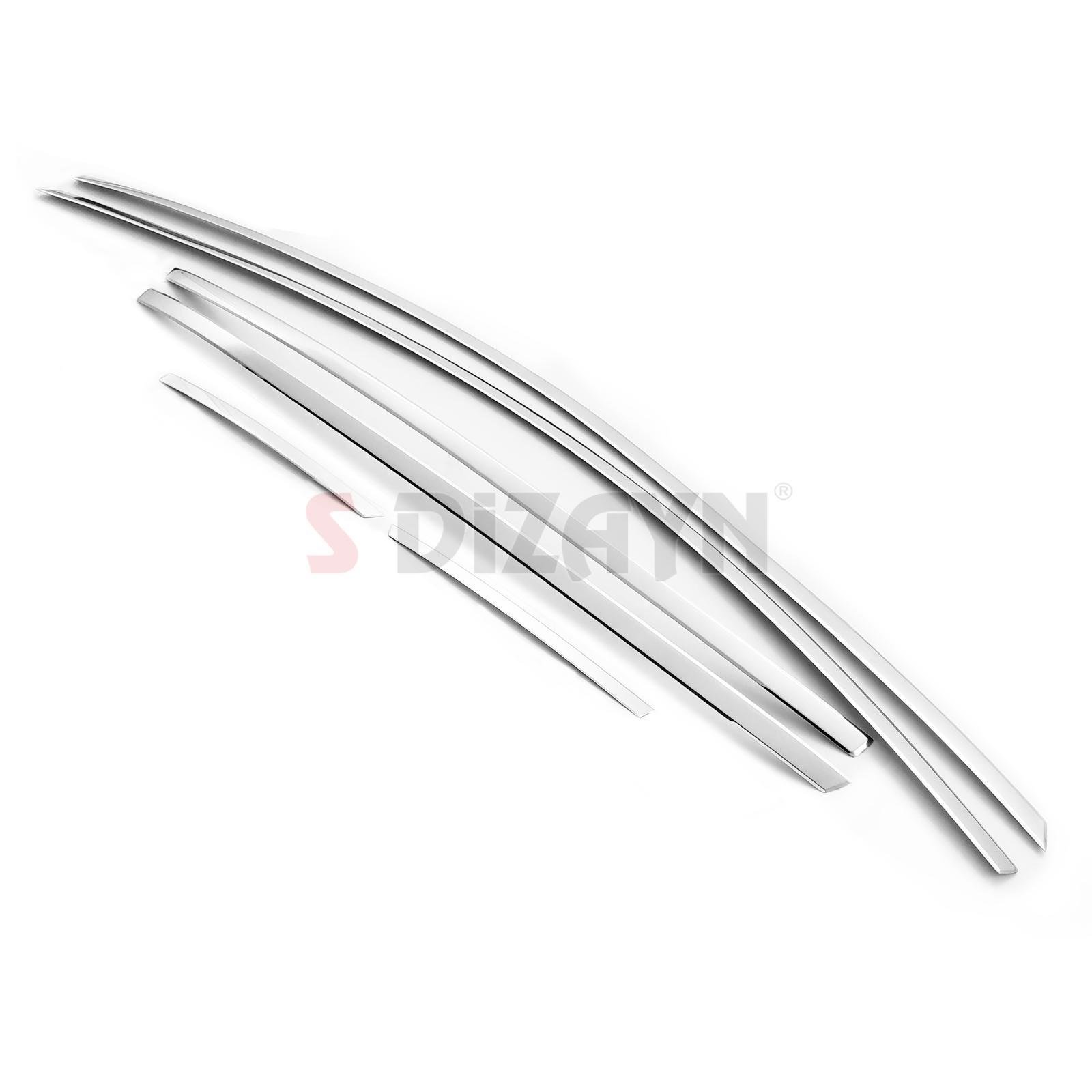 S-Dizayn Hyundai Bayon Krom Cam Üst Çıtası 6 Prç. 2021 Üzeri