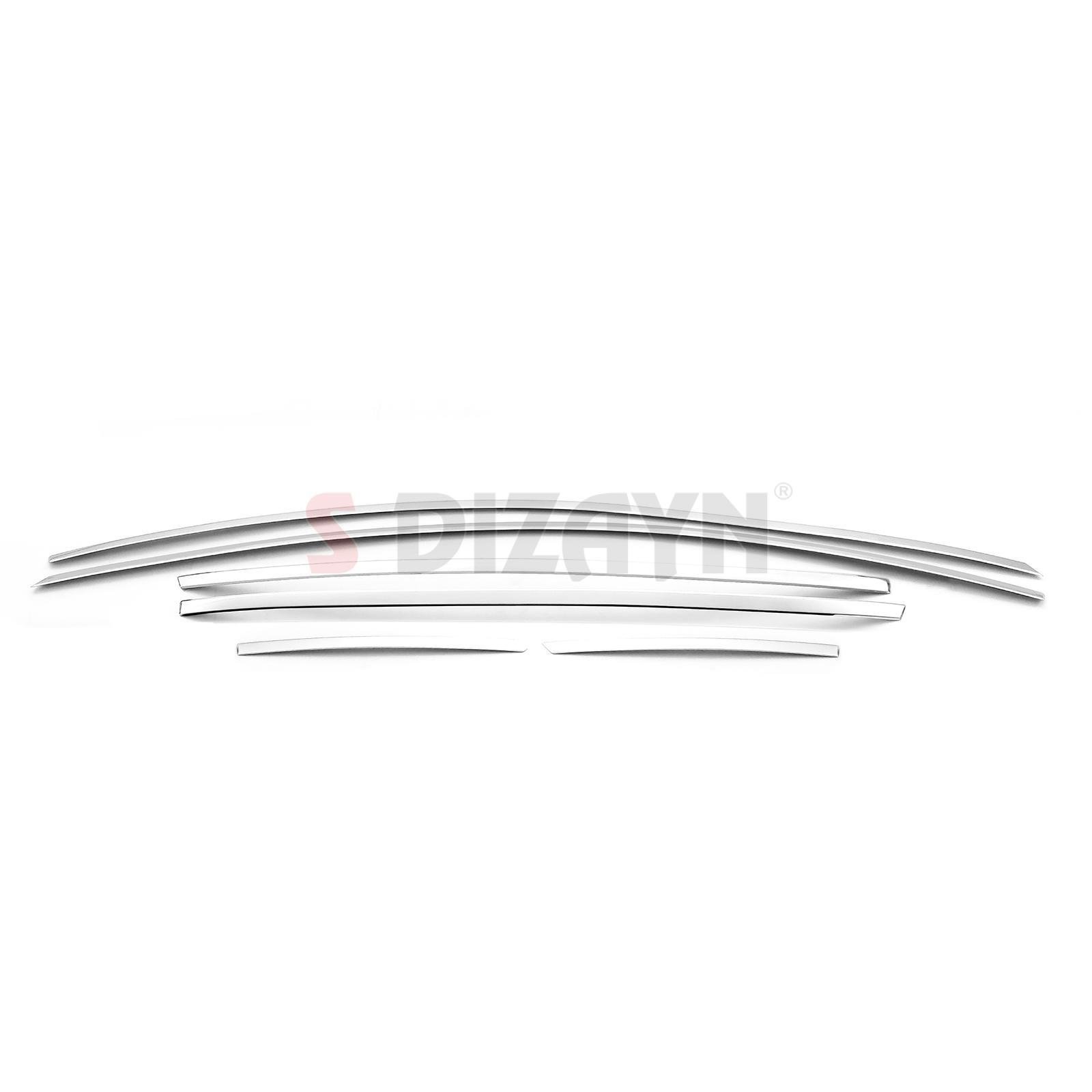 S-Dizayn Hyundai Bayon Krom Cam Üst Çıtası 6 Prç. 2021 Üzeri