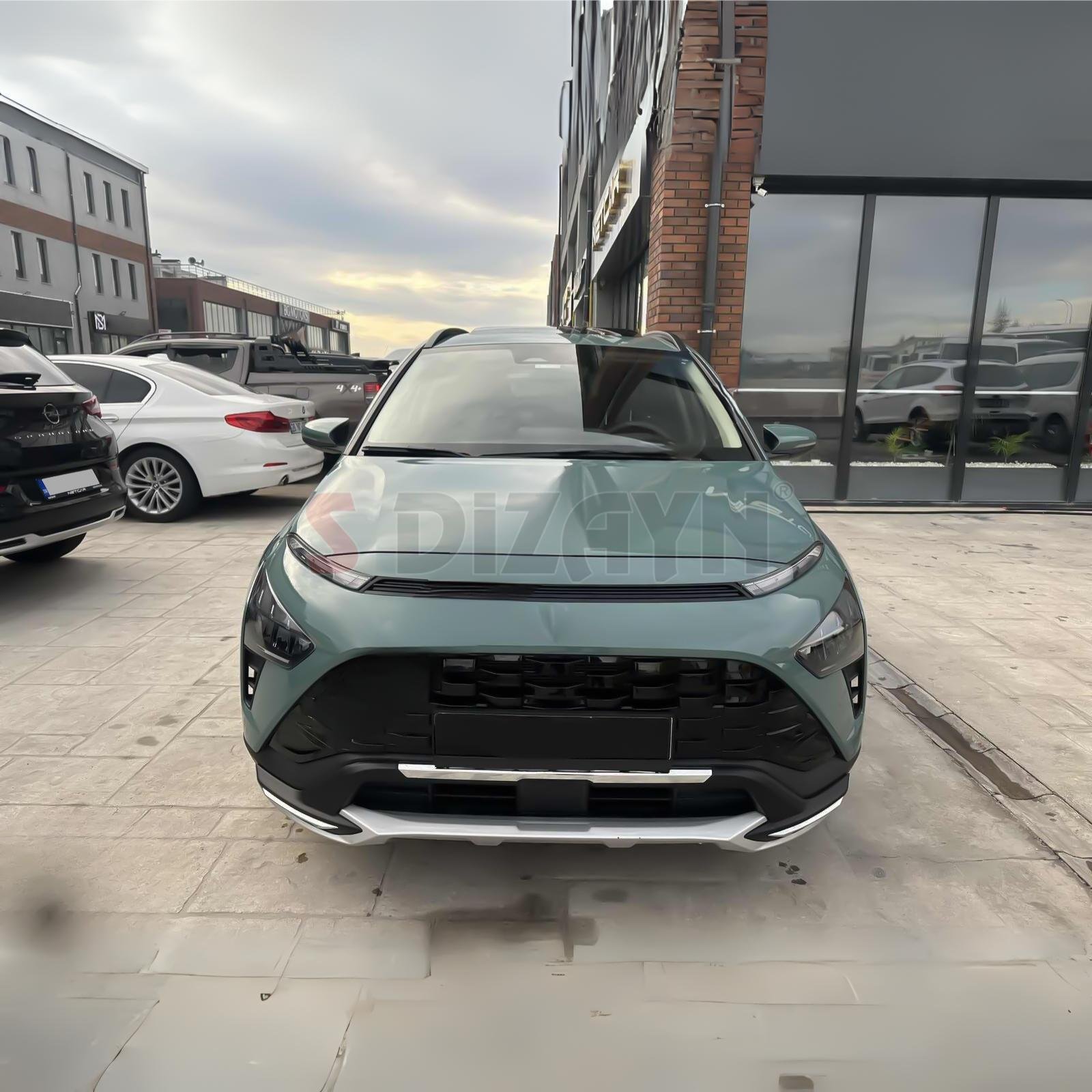 S-Dizayn Hyundai Bayon Ön ve Arka Tampon Koruma Difüzör Seti 2021-2025 A+ Kalite