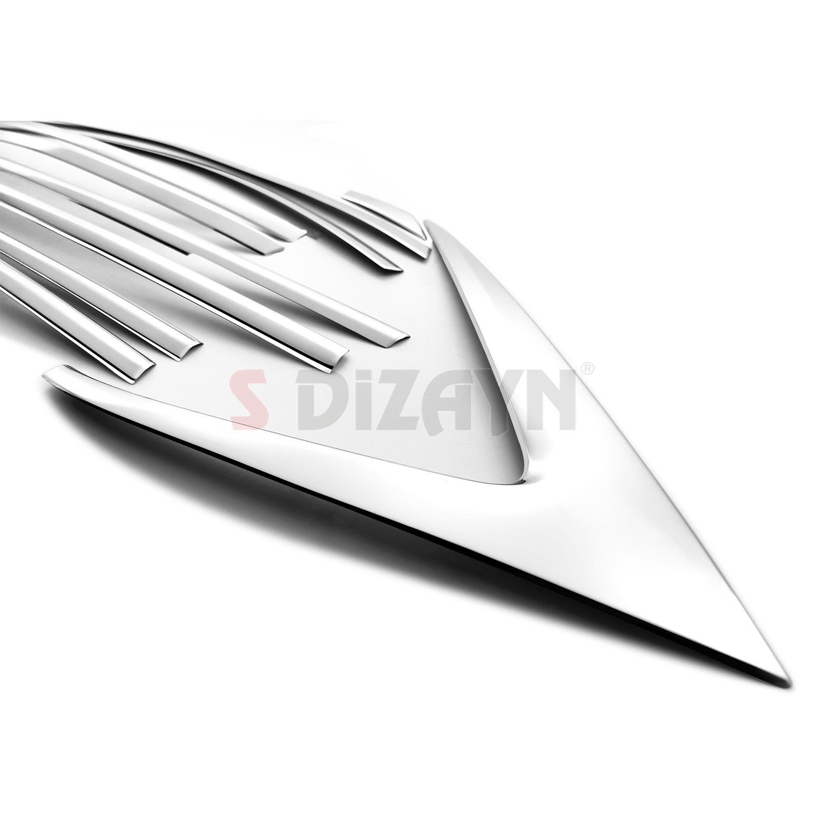 S-Dizayn Hyundai i20 Krom Cam Çerçevesi 14 Prç. 2020 Üzeri A+ Kalite