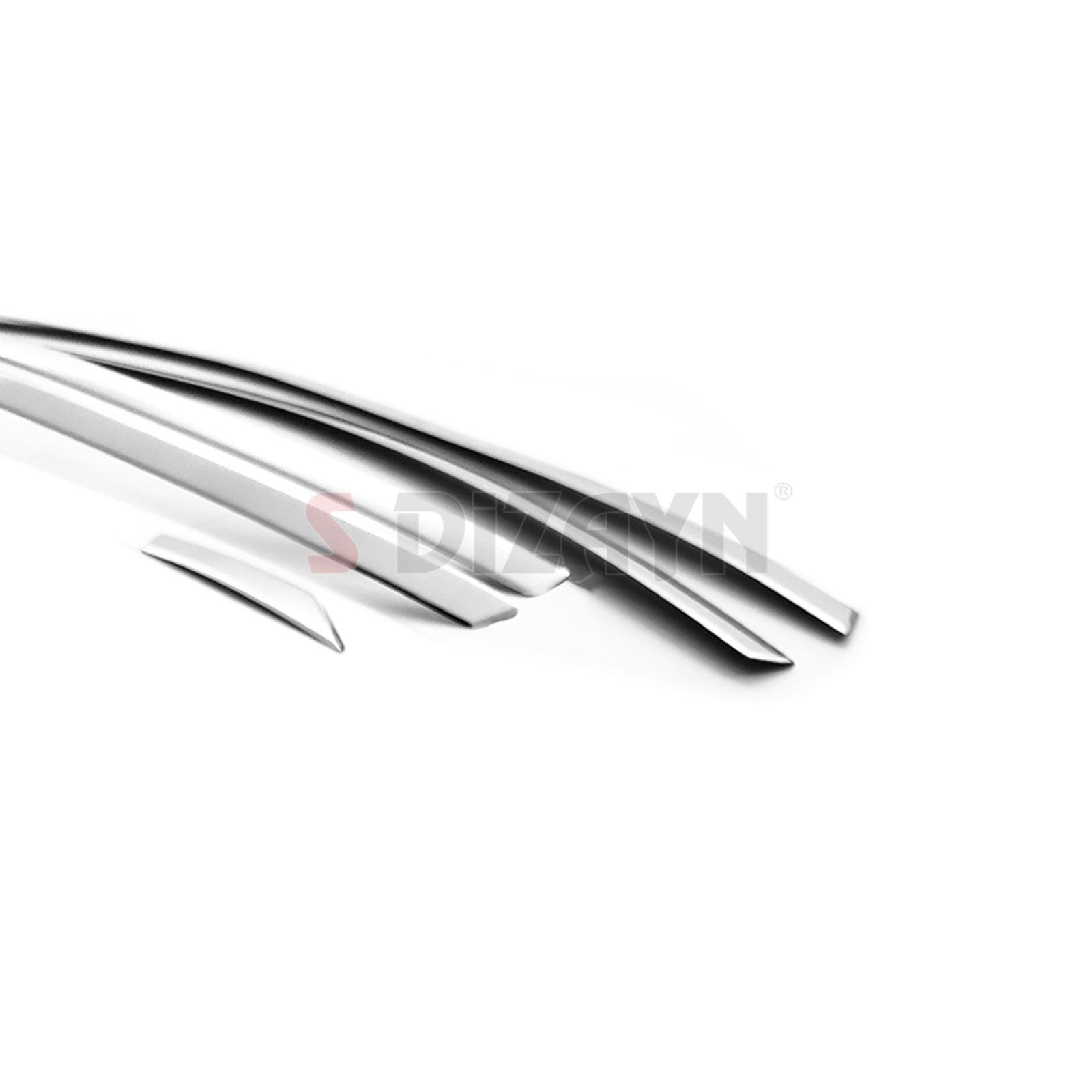 S-Dizayn Hyundai i20 Krom Cam Üst Çıtası 6 Prç. 2020 Üzeri