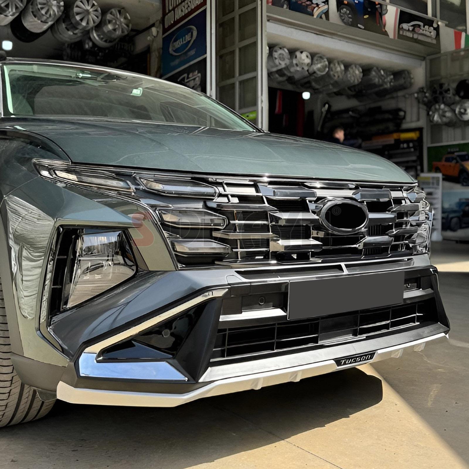 S-Dizayn Hyundai Tucson 4 Ön ve Arka Tampon Koruma Difüzör Seti 2025 Üzeri A+ Kalite