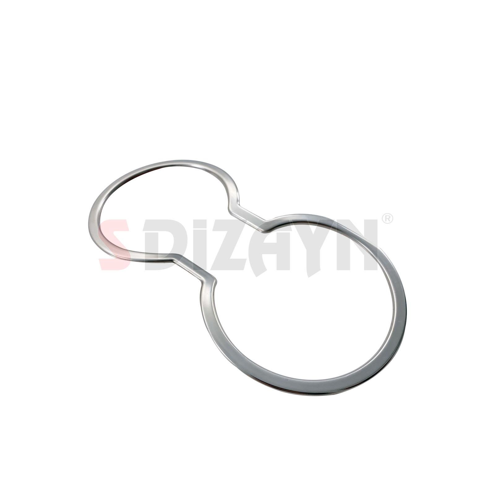 S-Dizayn Kia Sportage Krom Bardaklık Çerçevesi 2010-2014