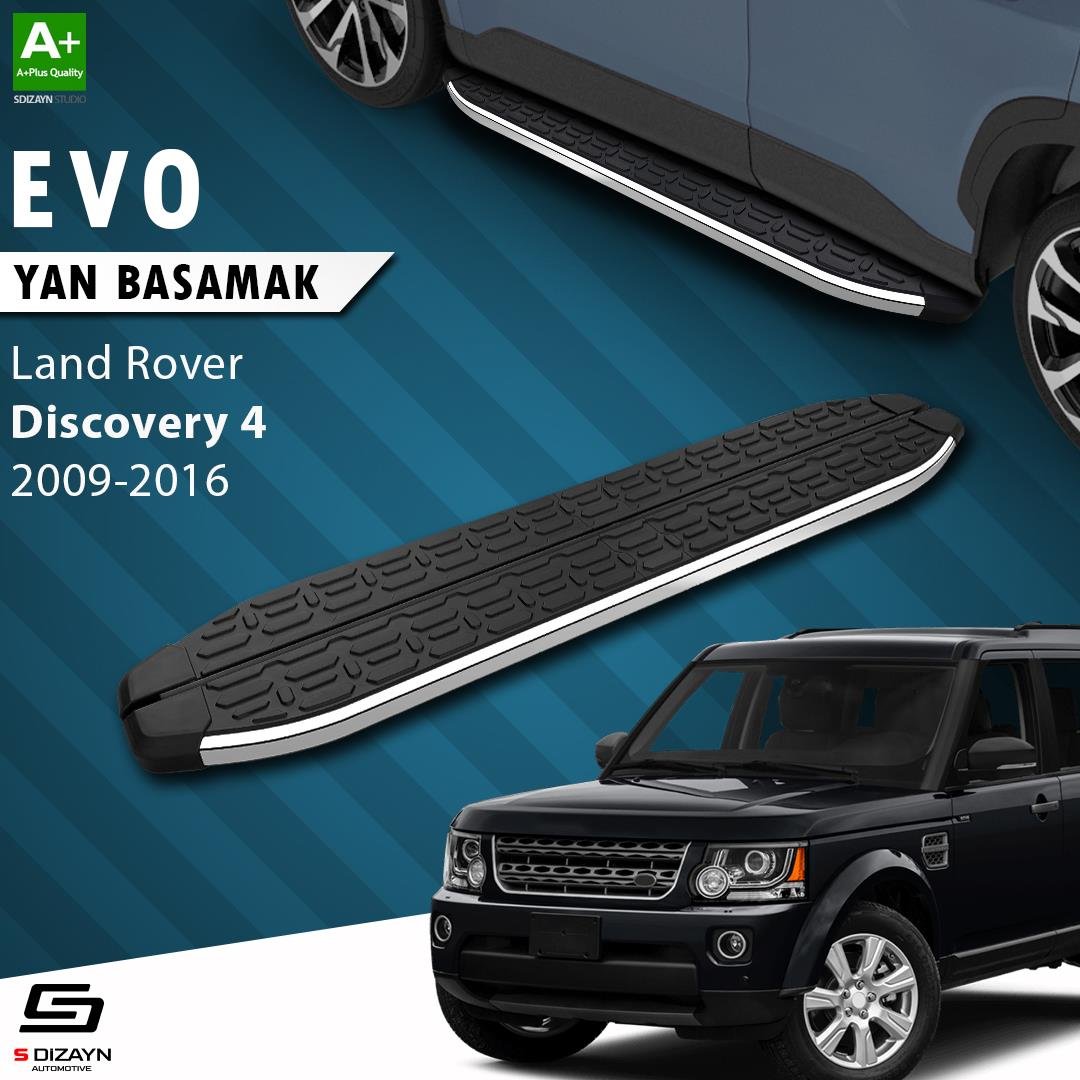 S-Dizayn Land Rover Discovery 4 Evo Krom Yan Basamak 193 Cm 2009-2016 A+ Kalite