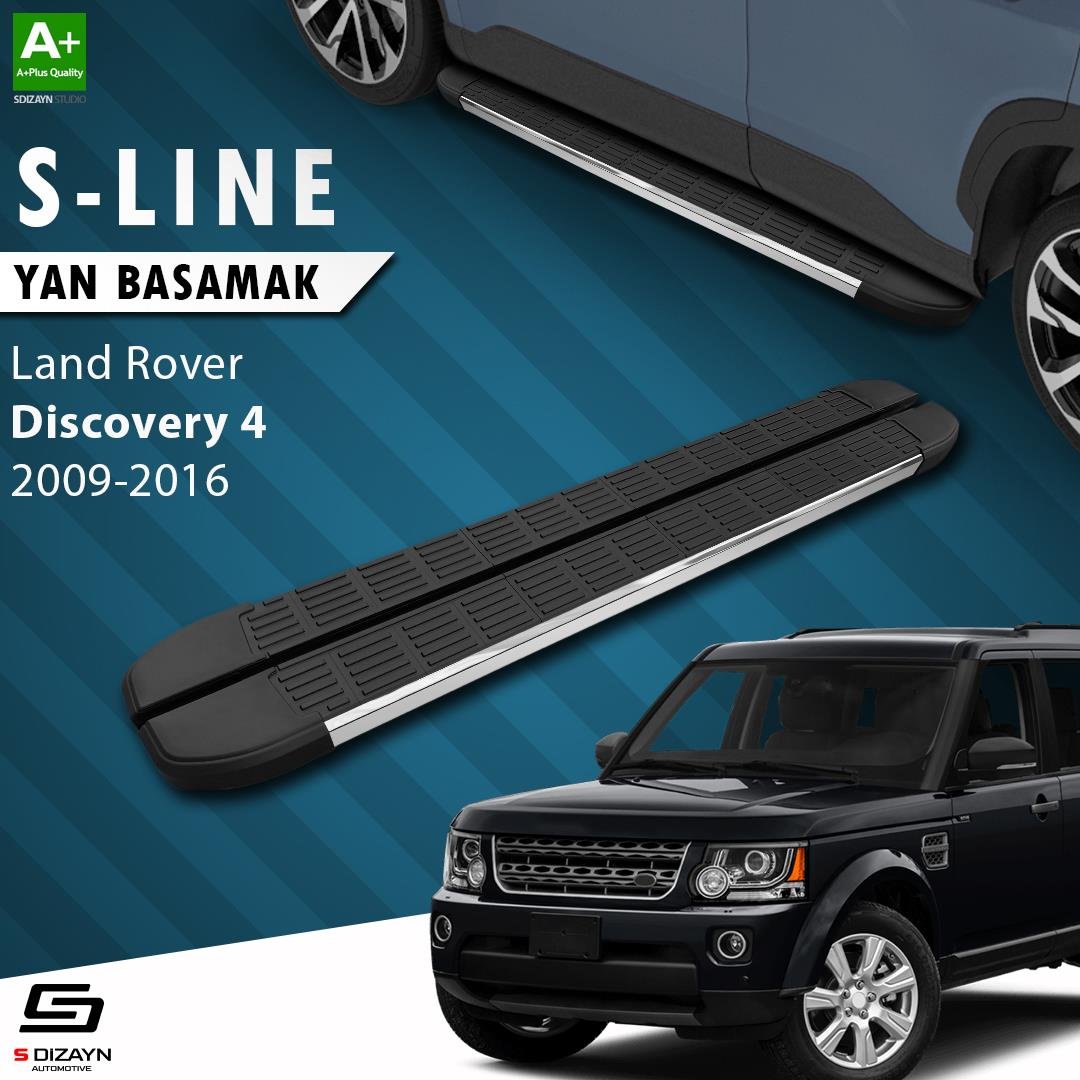 S-Dizayn Land Rover Discovery 4 S-Line Krom Yan Basamak 193 Cm 2009-2016 A+ Kalite
