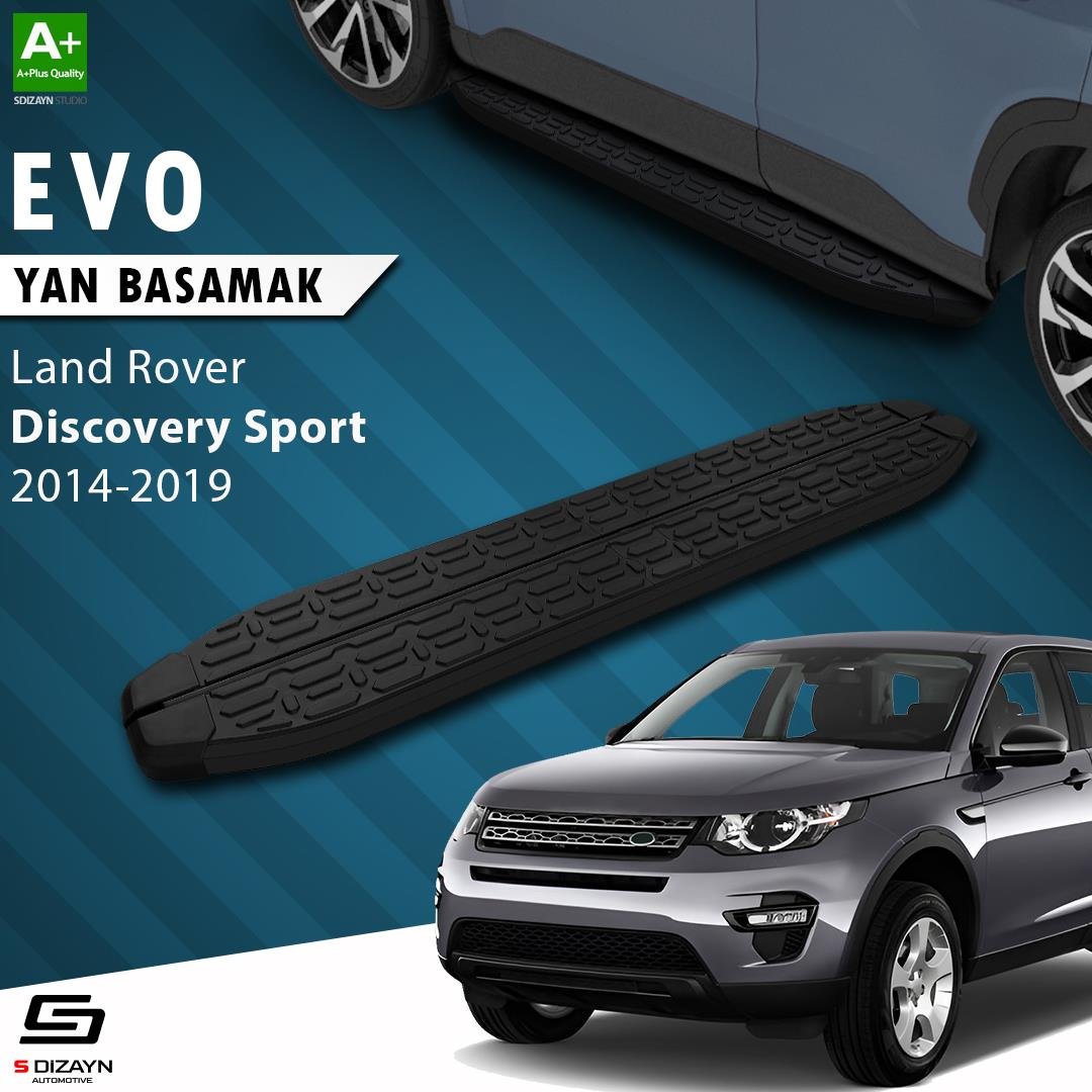 S-Dizayn Land Rover Discovery Sport Evo Siyah Yan Basamak 183 Cm 2014-2019 A+ Kalite