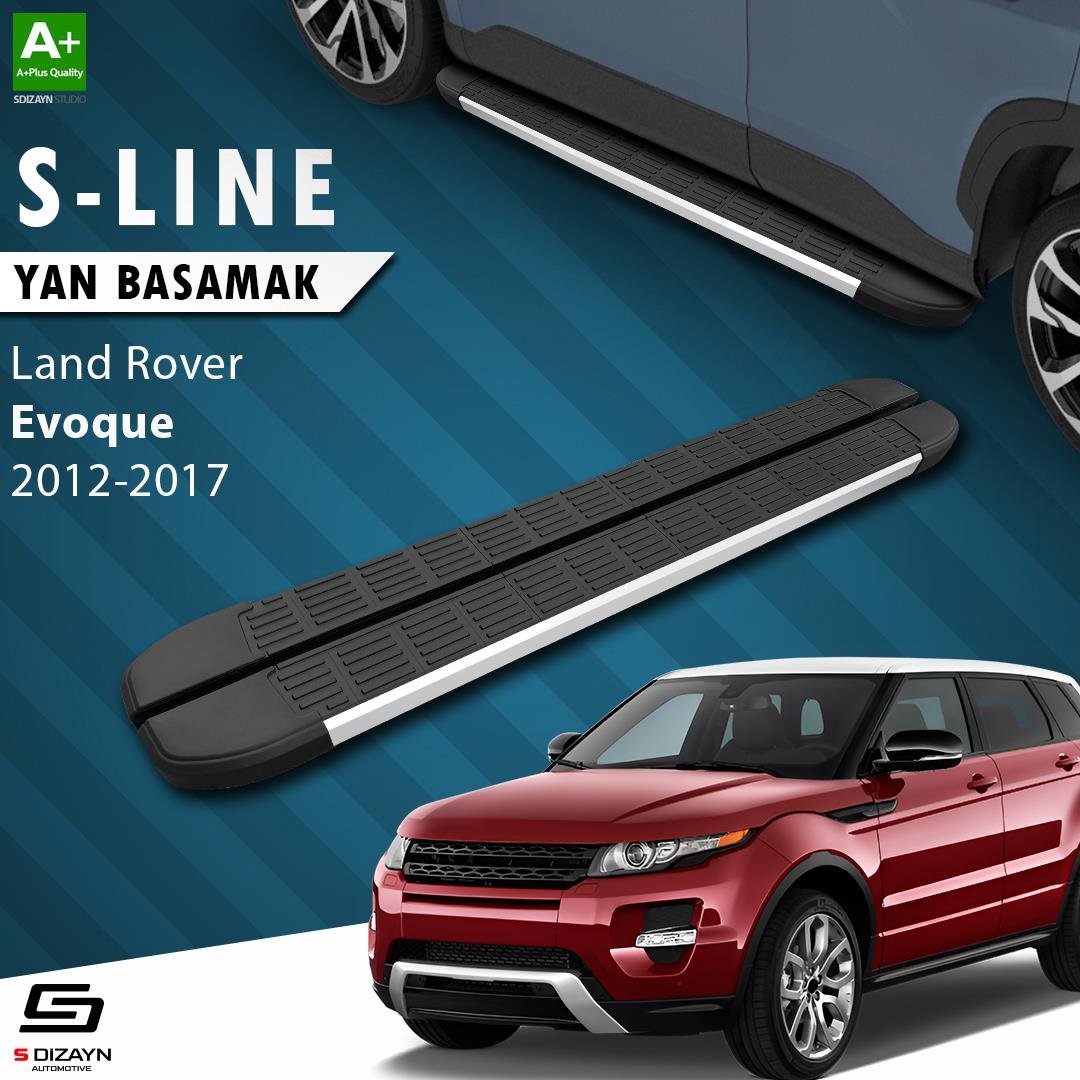 S-Dizayn Land Rover Range Rover Evoque S-Line Aluminyum Yan Basamak 173 Cm 2012-2017 A+ Kalite