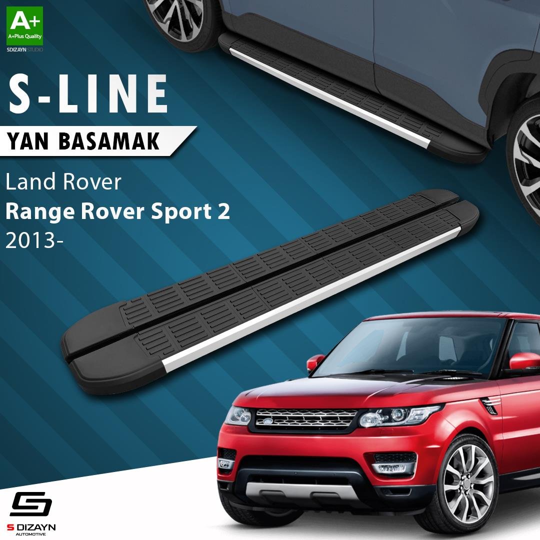 S-Dizayn Land Rover Range Rover Sport 2 S-Line Aluminyum Yan Basamak 193 Cm 2013-2022 A+ Kalite