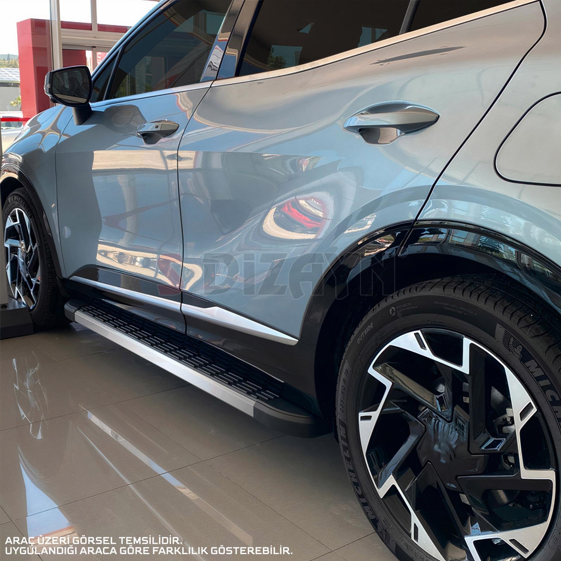 S-Dizayn Land Rover Range Rover Sport 2 S-Line Aluminyum Yan Basamak 193 Cm 2013-2022 A+ Kalite