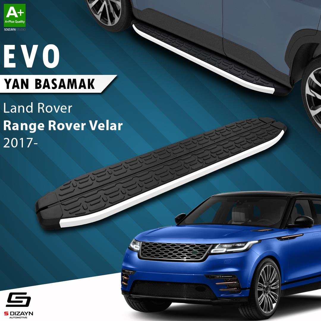 S-Dizayn Land Rover Range Rover Velar Evo Aluminyum Yan Basamak 193 Cm 2017 Üzeri A+ Kalite