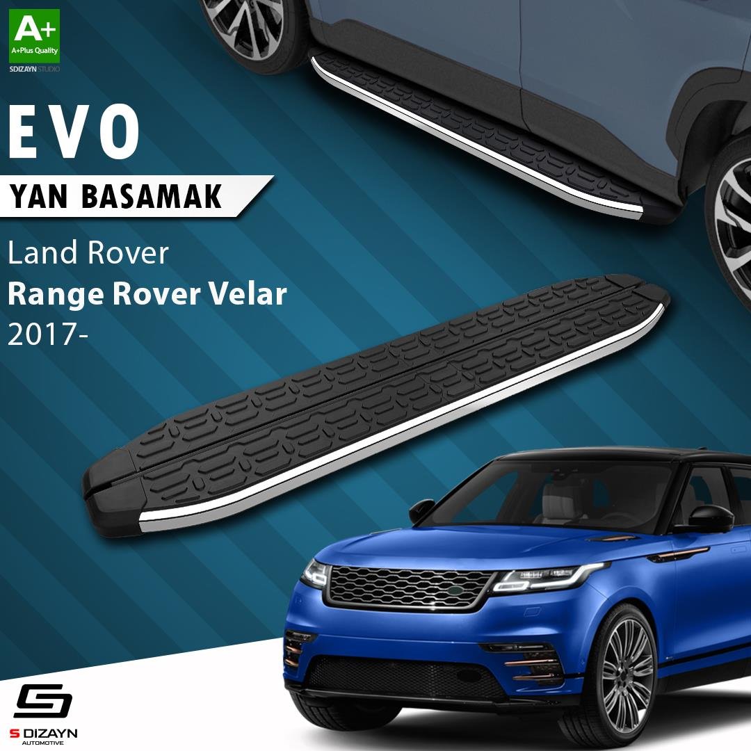 S-Dizayn Land Rover Range Rover Velar Evo Krom Yan Basamak 193 Cm 2017 Üzeri A+ Kalite