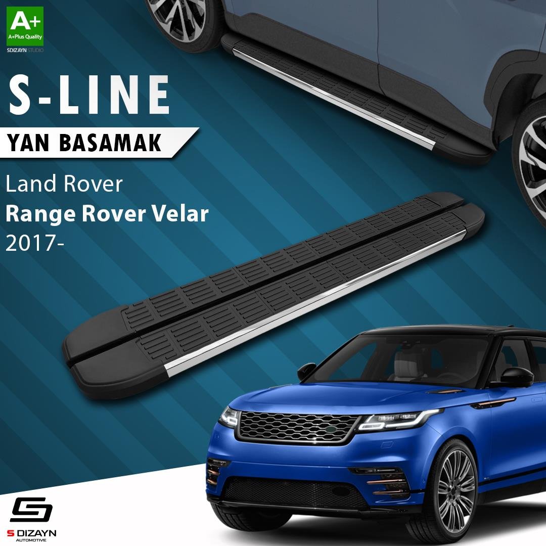 S-Dizayn Land Rover Range Rover Velar S-Line Krom Yan Basamak 193 Cm 2017 Üzeri A+ Kalite