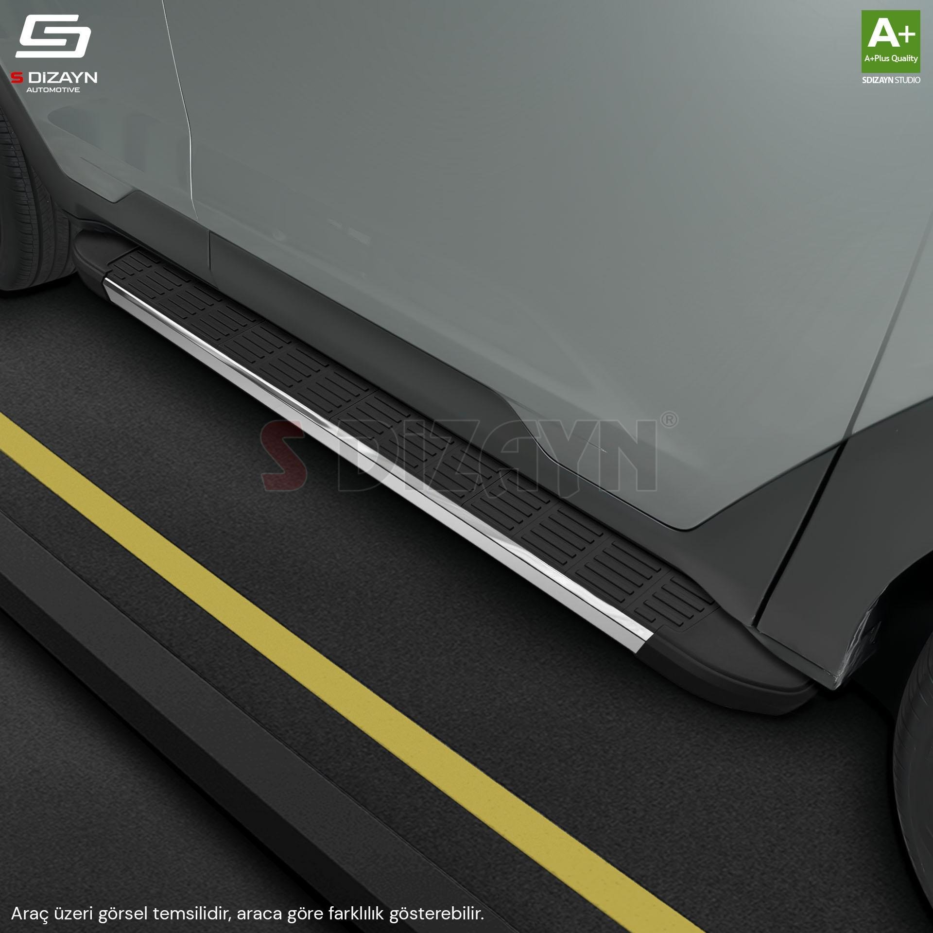 S-Dizayn Land Rover Range Rover Vogue 2 S-Line Krom Yan Basamak 183 Cm 2002-2012 A+ Kalite