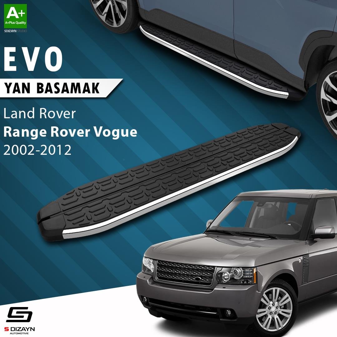 S-Dizayn Land Rover Rover Range Rover Vogue 2 Evo Krom Yan Basamak 173 Cm 2002-2012 A+ Kalite