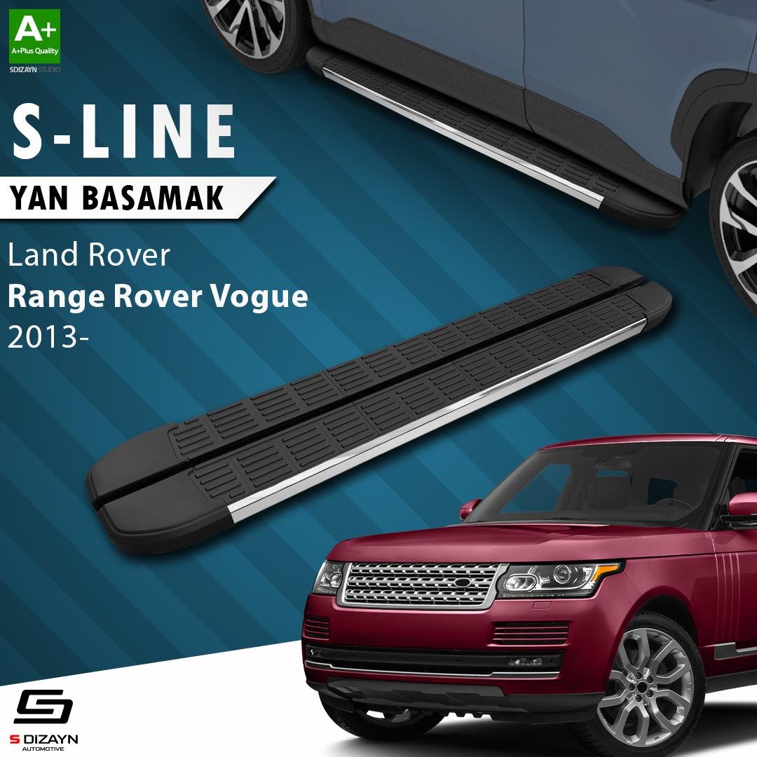 S-Dizayn Land Rover Rover Range Rover Vogue 3 S-Line Krom Yan Basamak 193 Cm 2013 Üzeri A+ Kalite