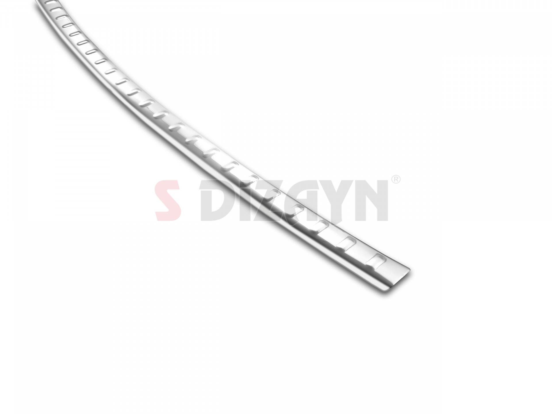 S-Dizayn Mercedes GLE350 Krom Arka Tampon Eşiği 2015-2019 A+ Kalite