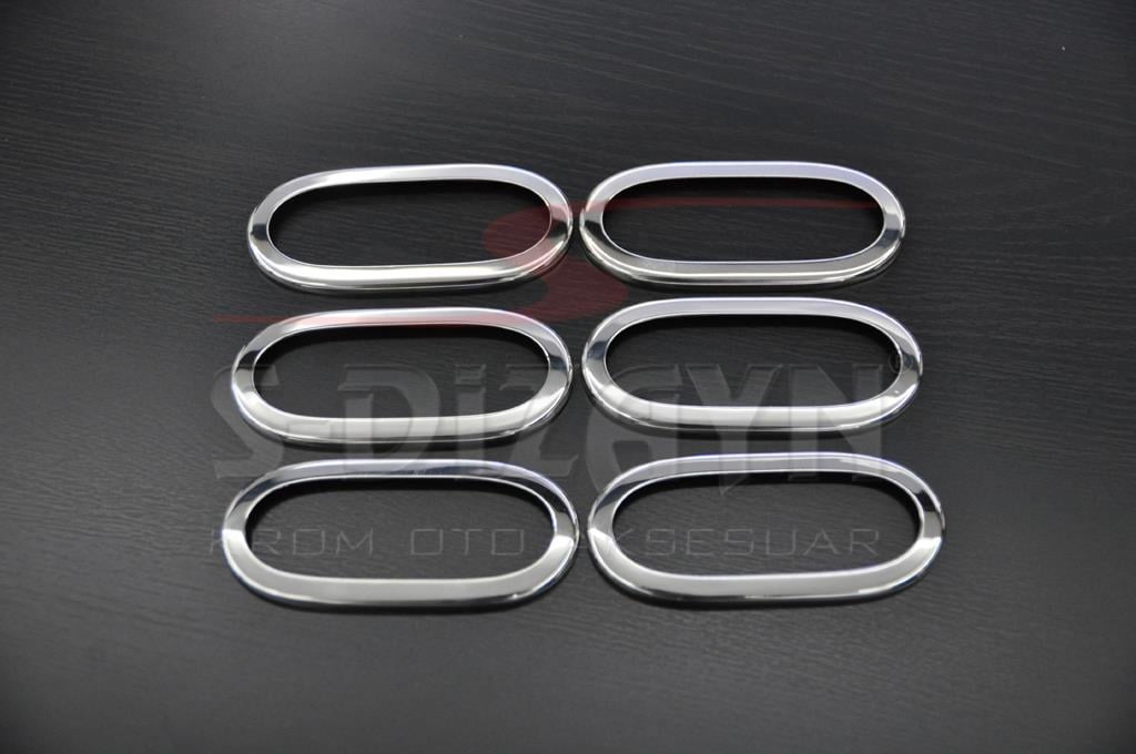 S-Dizayn Mercedes Sprinter W906 Krom Yan Reflektör Çerçevesi 6 Prç 2006-2013