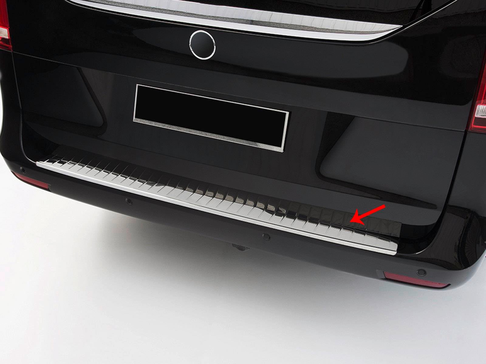 S-Dizayn Mercedes Vito W447 Krom Arka Tampon Eşiği 2014-2020