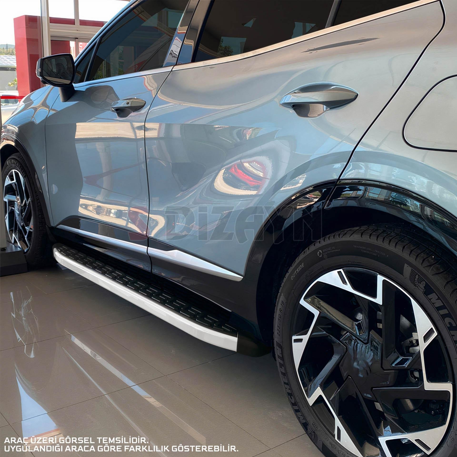 S-Dizayn Nissan Juke 2 Evo Aluminyum Yan Basamak 173 Cm 2019 Üzeri A+ Kalite