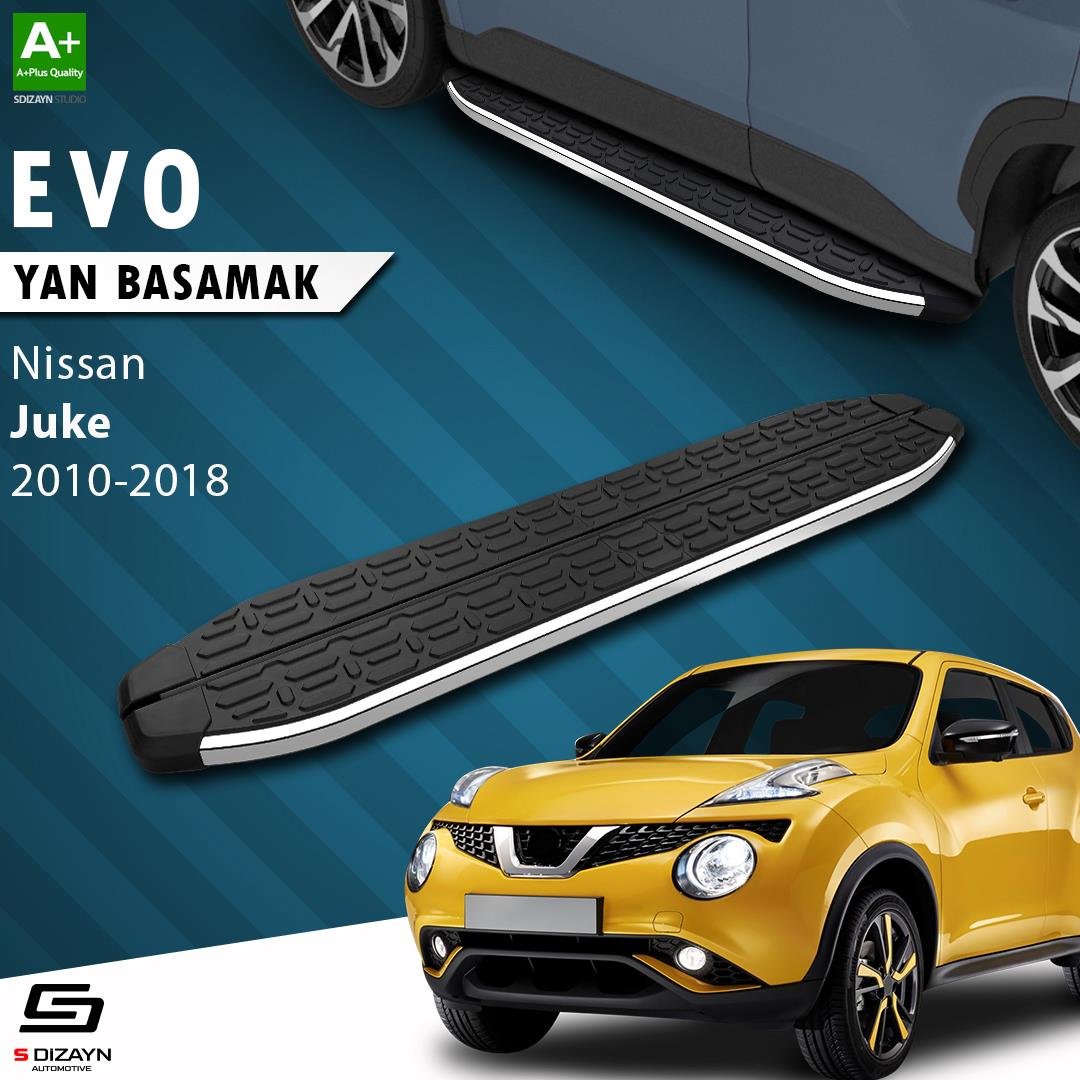 S-Dizayn Nissan Juke Evo Krom Yan Basamak 173 Cm 2010-2018 A+ Kalite