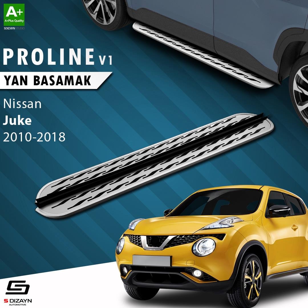 S-Dizayn Nissan Juke OEM Still Pro V2 Aluminyum Yan Basamak 173 Cm 2010-2018 A+ Kalite