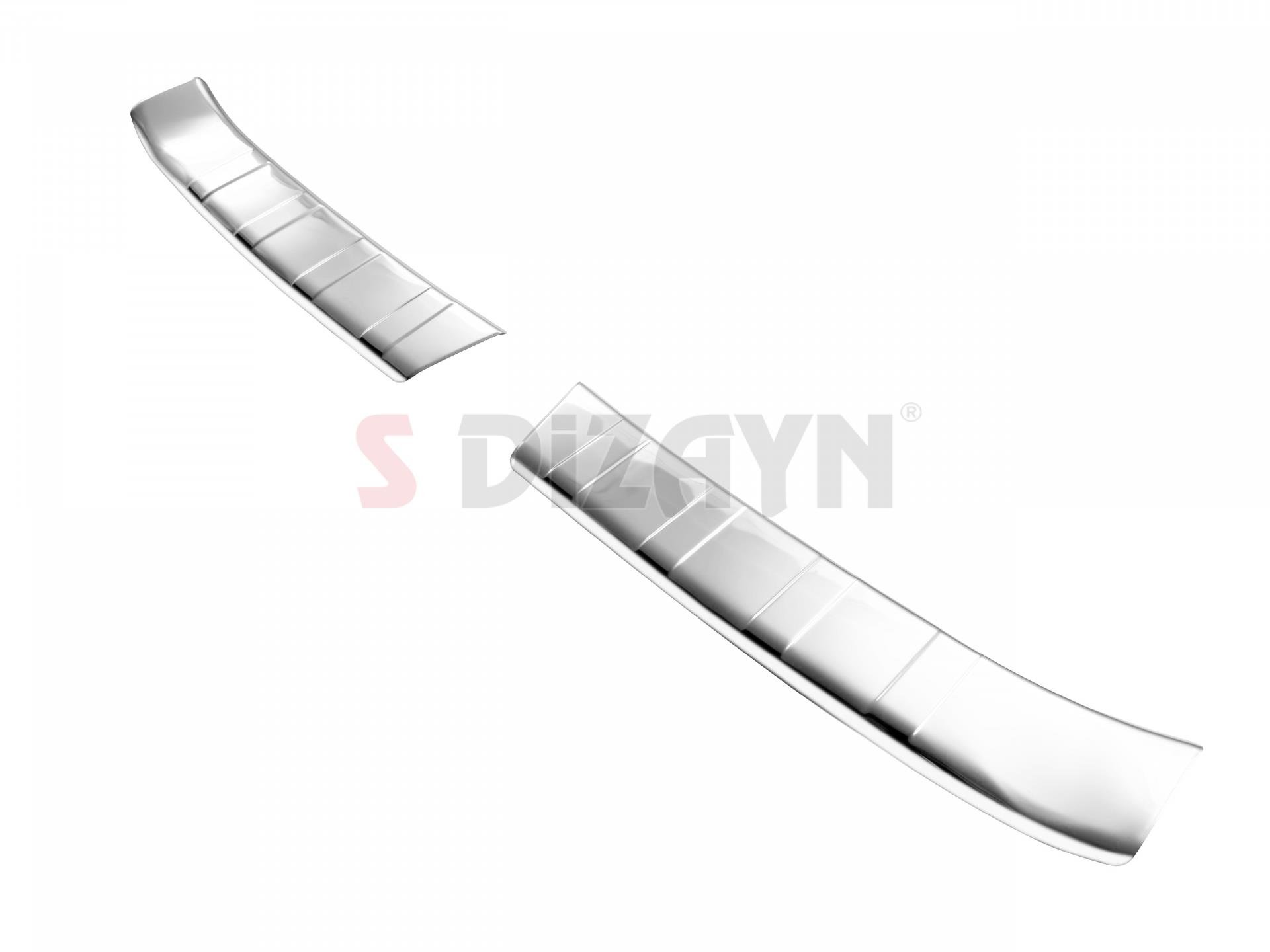 S-Dizayn Nissan Qashqai Krom Bagaj İç Eşiği 2 Prç. 2017-2021 A+ Kalite