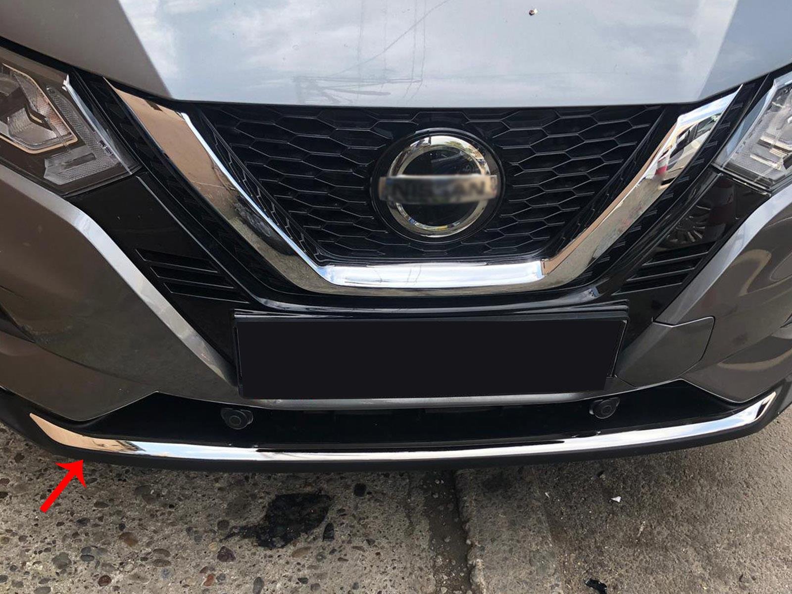 S-Dizayn Nissan Qashqai Krom Ön Tampon Çıtası 2017-2021