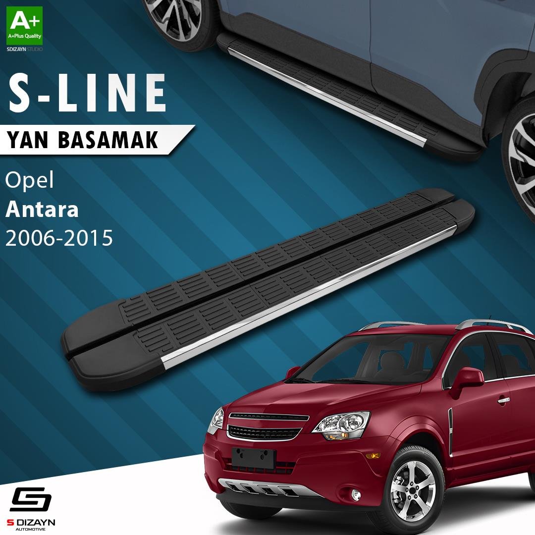 S-Dizayn Opel Antara S-Line Krom Yan Basamak 183 Cm 2006-2015 A+ Kalite