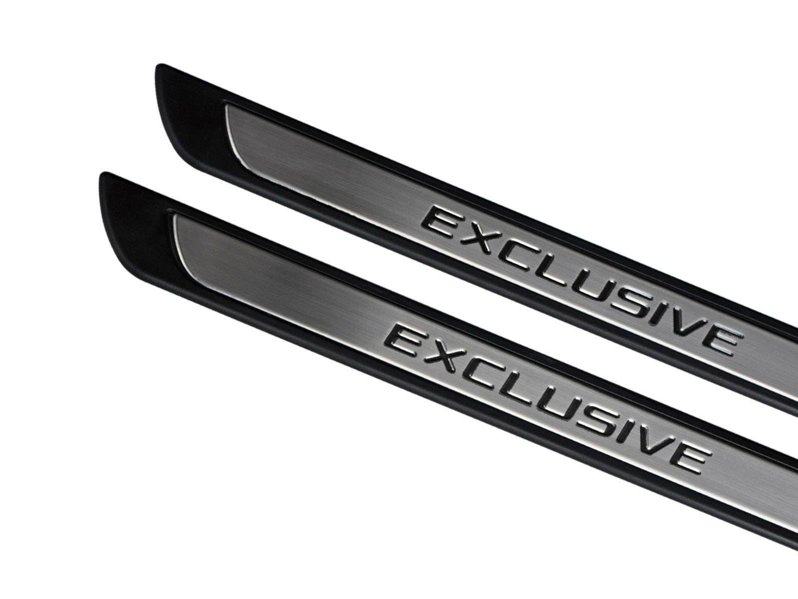 S-Dizayn Opel Astra J GTC Krom Kapı Eşik Koruması Exclusive Line 2011-2018 2 Parça