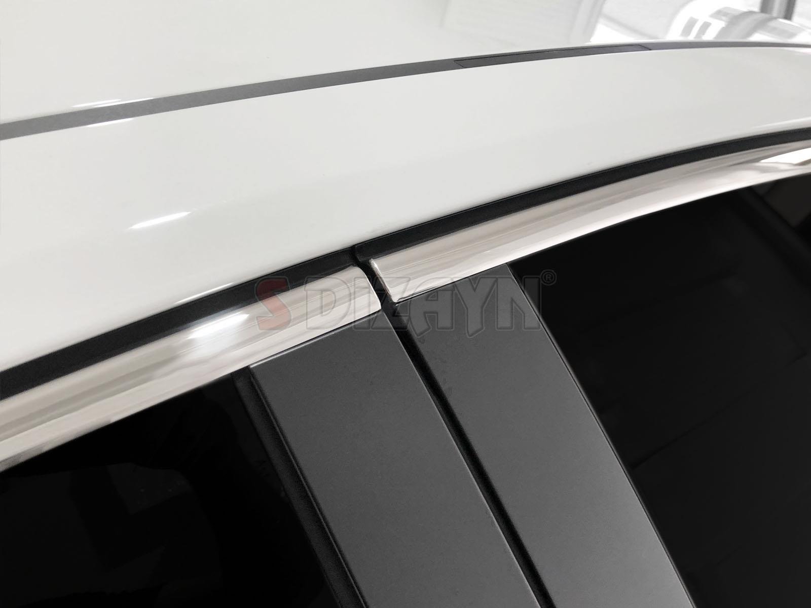 S-Dizayn Opel Astra J HB Krom Cam Çerçeve Seti 12 Prç 2010-2015 (Bütün-Formlu) A+ Kalite