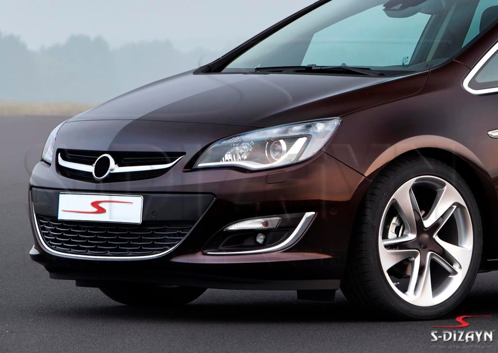 S-Dizayn Opel Astra J Krom Sis Farı Çerçevesi 2012-2020