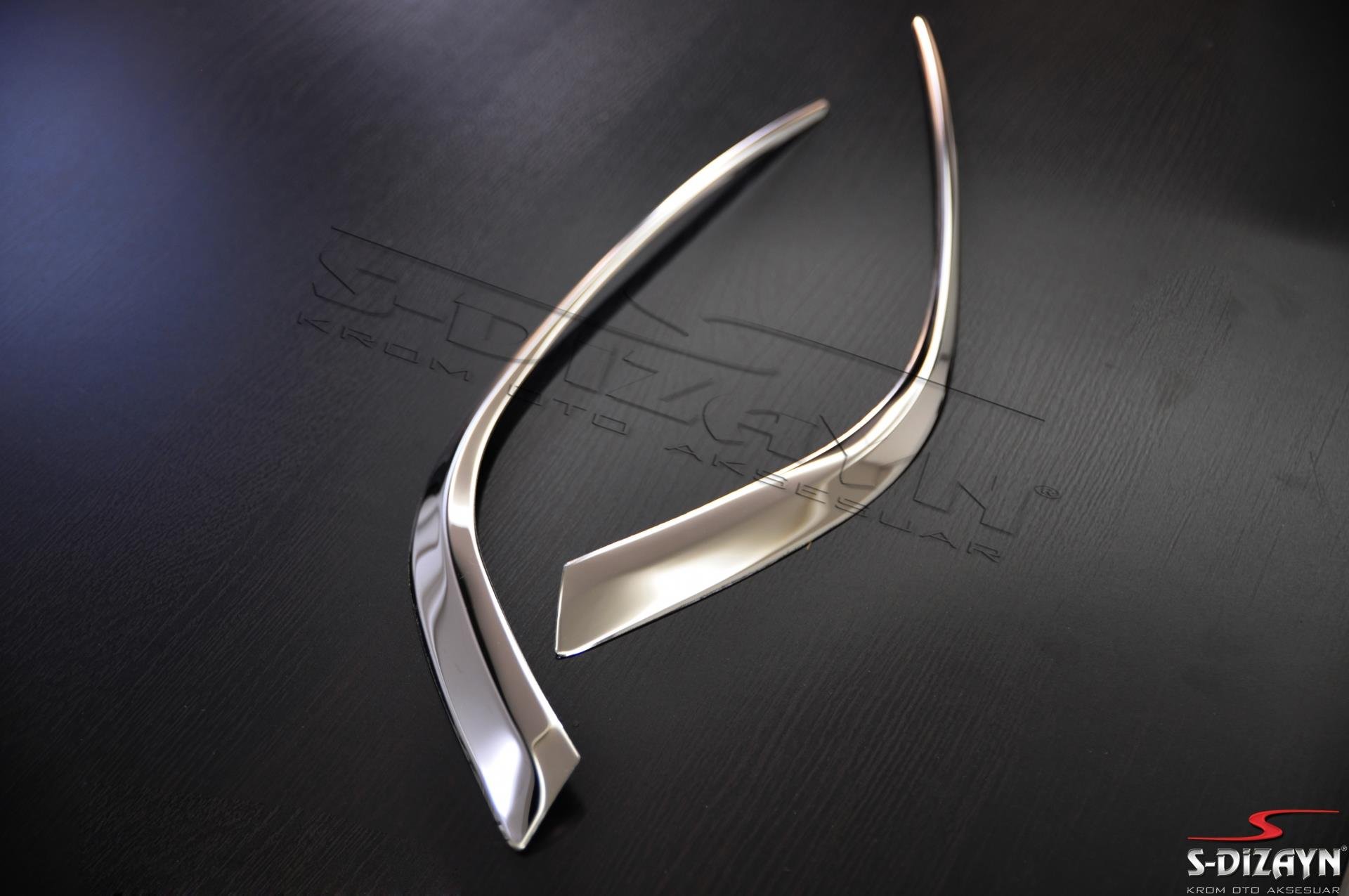 S-Dizayn Opel Astra J Krom Sis Farı Çerçevesi 2012-2020