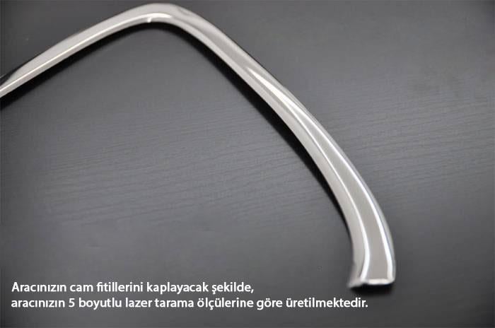 S-Dizayn Opel Astra J SD Krom Cam Çerçeve Seti 12 Prç 2012-2020 (Bütün-Formlu) A+ Kalite