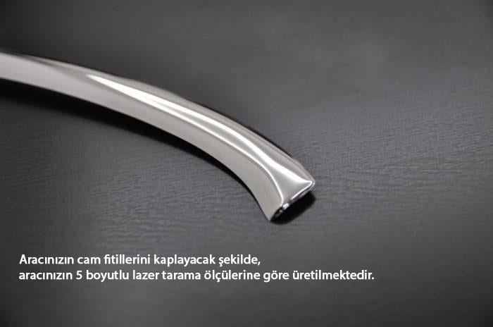 S-Dizayn Opel Astra J SD Krom Cam Çerçeve Seti 12 Prç 2012-2020 (Bütün-Formlu) A+ Kalite