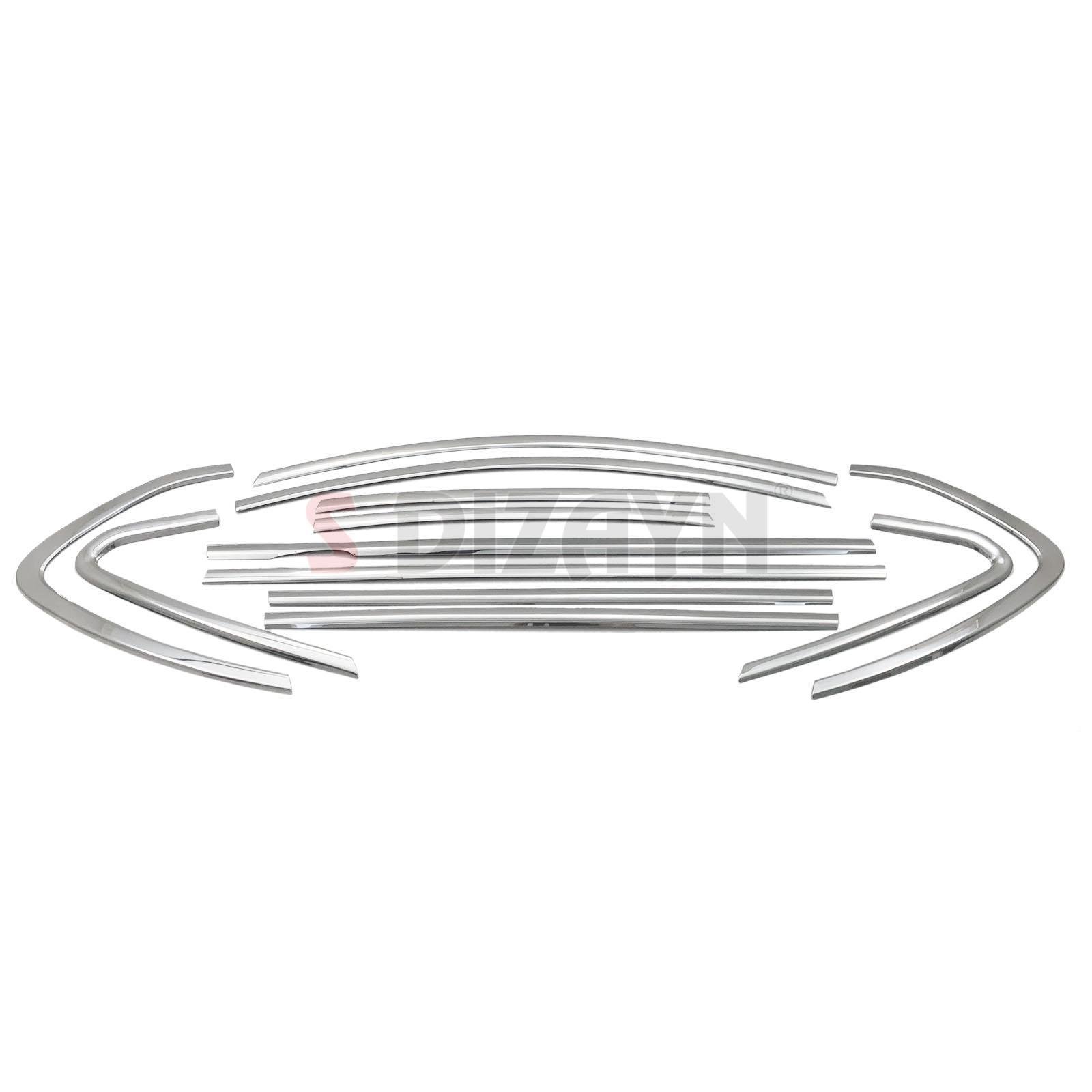 S-Dizayn Opel Astra J SD Krom Cam Çerçeve Seti 12 Prç 2012-2020 (Bütün-Formlu) A+ Kalite