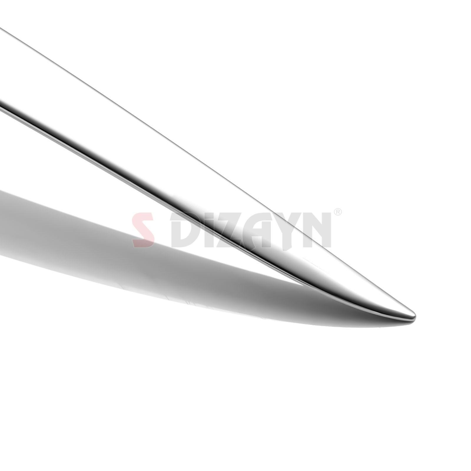 S-Dizayn Opel Astra K HB Krom Bagaj Alt Çıta 2015-2022