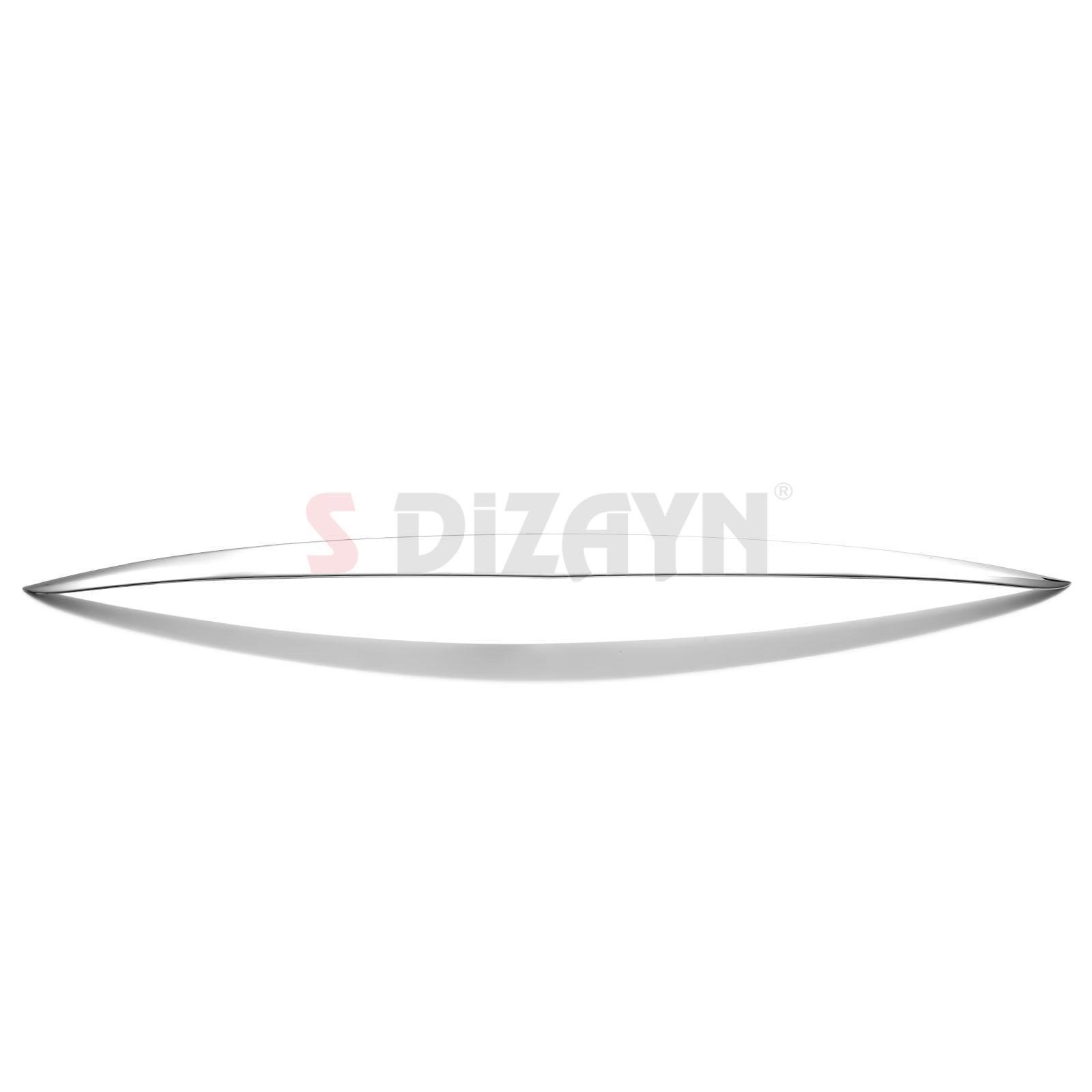 S-Dizayn Opel Astra K HB Krom Bagaj Alt Çıta 2015-2022