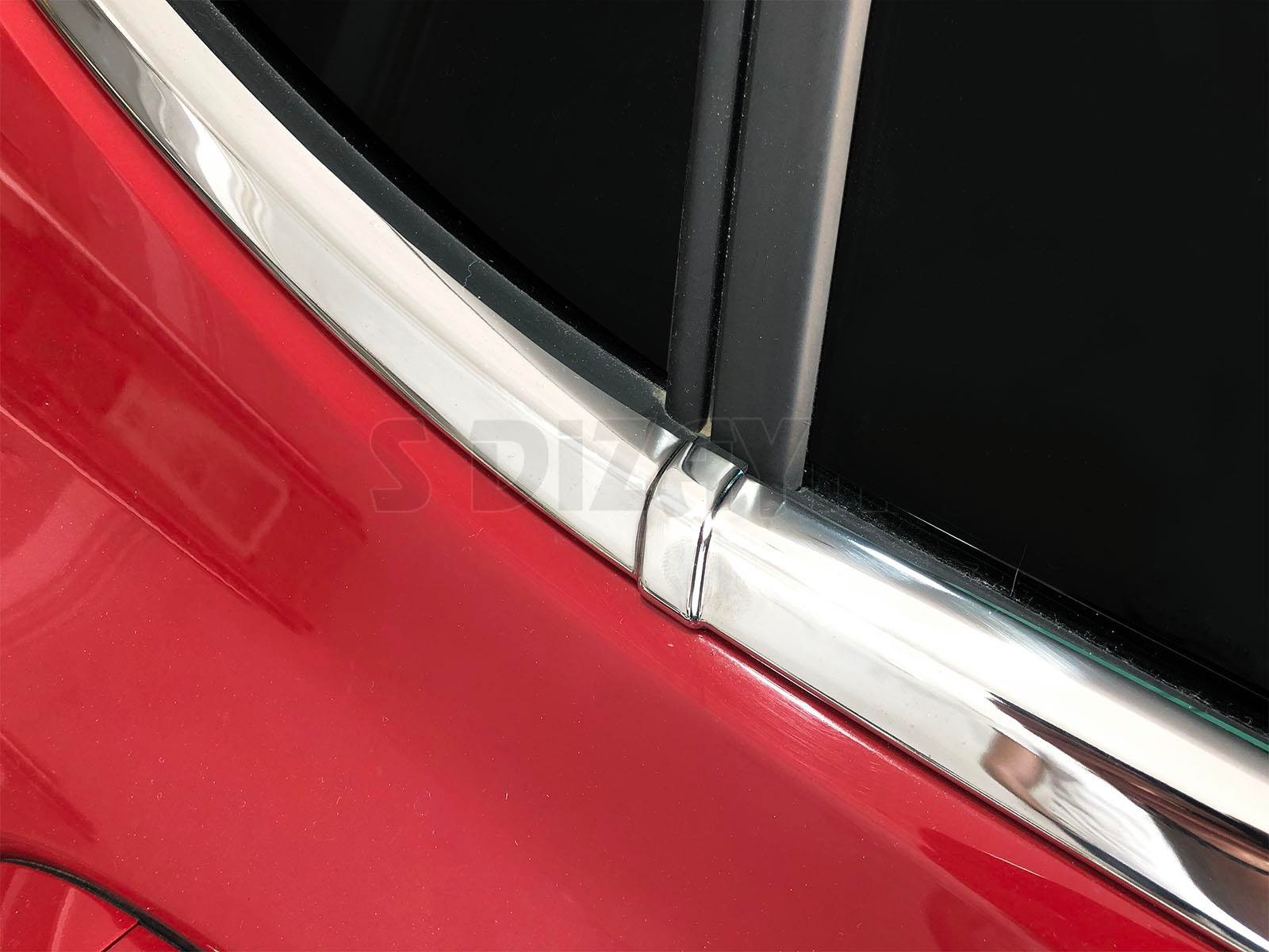 S-Dizayn Opel Astra K HB Krom Cam Çerçeve Seti 14 Prç 2015-2022 A+ Kalite