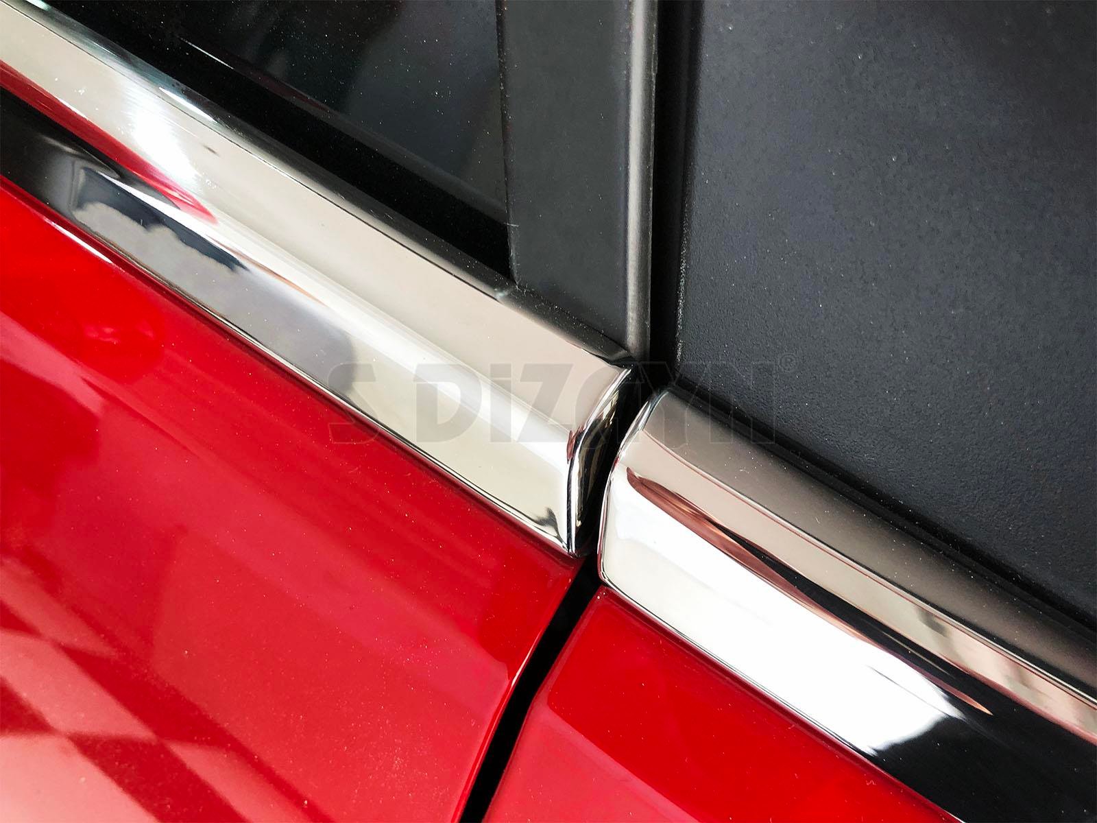 S-Dizayn Opel Astra K HB Krom Cam Çıtası 6 Prç. 2015-2022