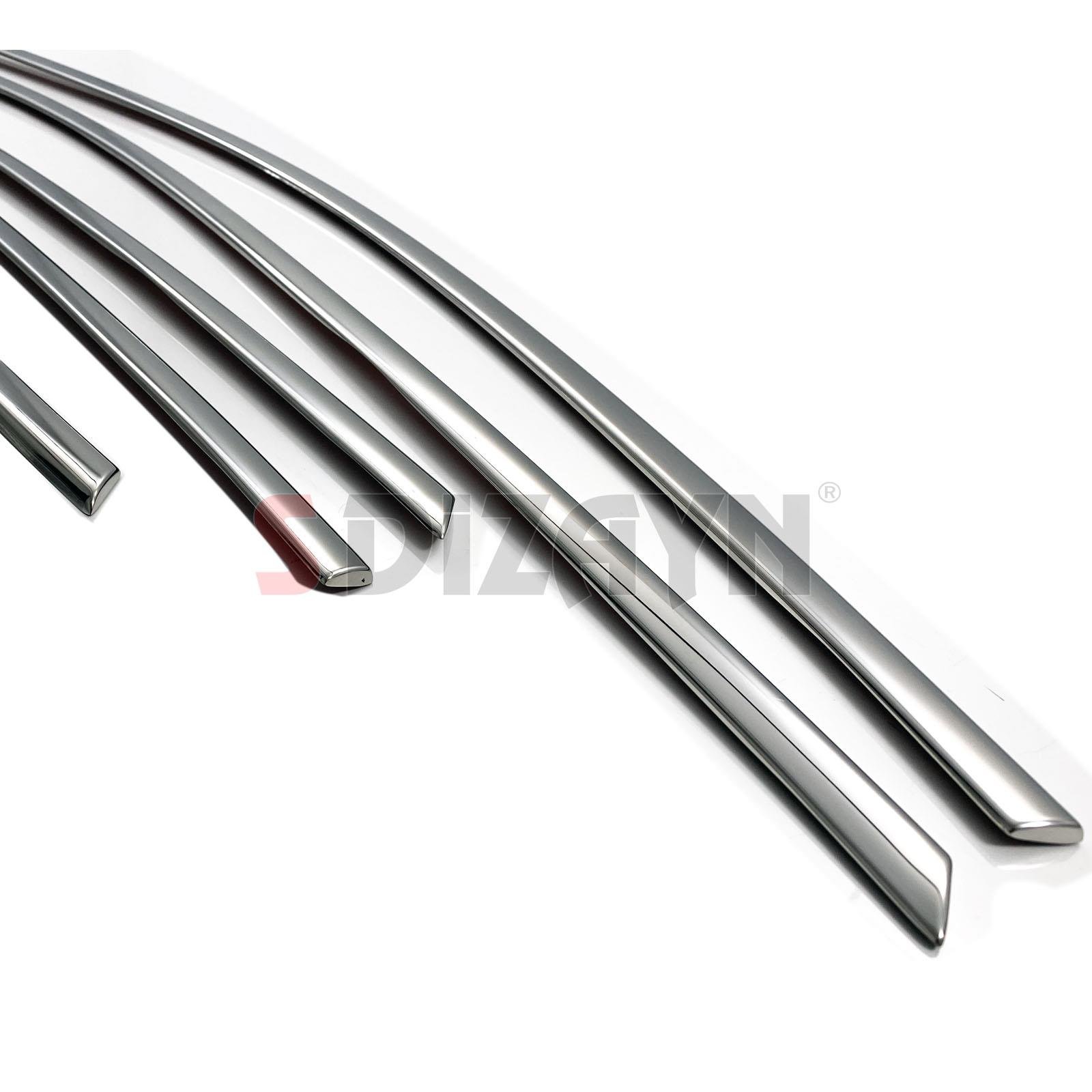 S-Dizayn Opel Astra K HB Krom Cam Üst Çıta 8 Prç. 2015-2022