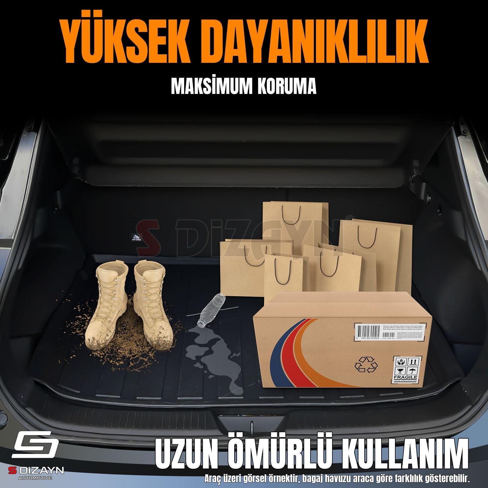 S-Dizayn Opel Combo E Seperatörsüz 3D Pro Bagaj Havuzu 2019 Üzeri A+ Kalite