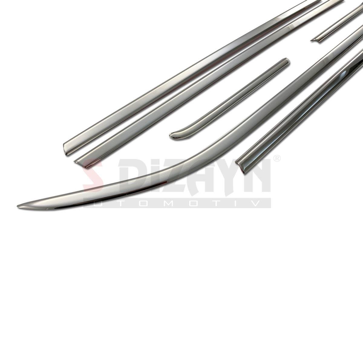 S-Dizayn Opel Corsa E Krom Cam Çıtası 6 Prç. 2015-2019