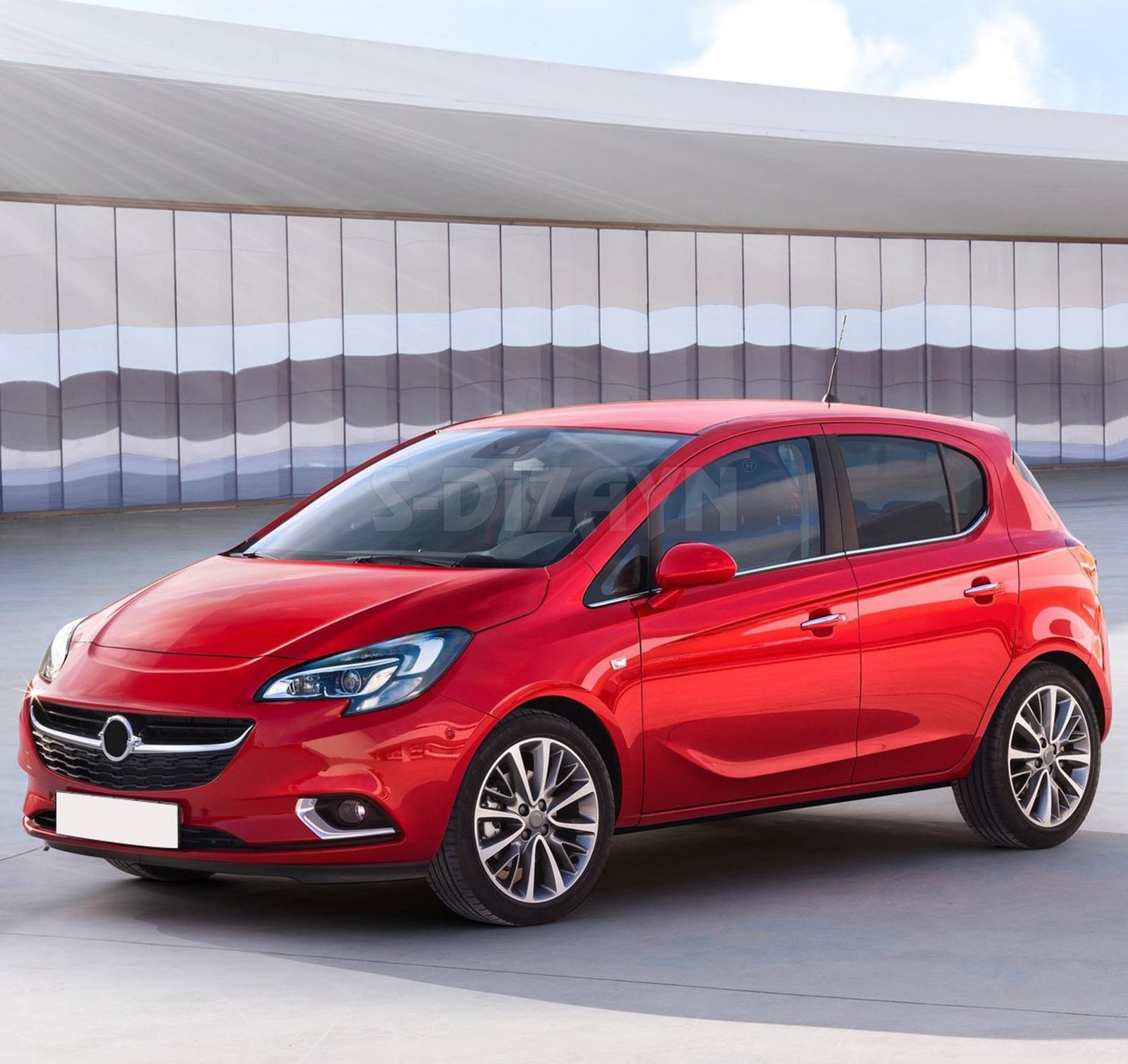S-Dizayn Opel Corsa E Krom Cam Çıtası 6 Prç. 2015-2019